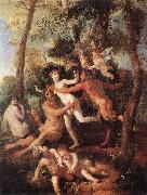 POUSSIN, Nicolas, Pan and Syrinx fh